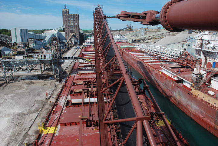 Loading at Port Calcite