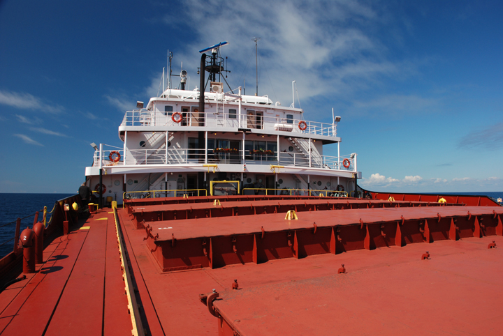 Hon. James L. Oberstar on Lake Michigan