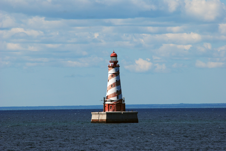 Hon. James L. Oberstar on Lake Michigan