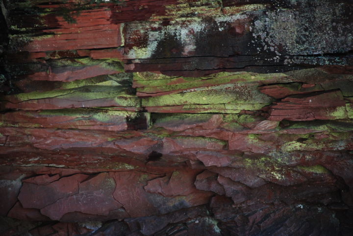 Sandstone wall