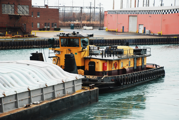 Tug and barge on Calumet