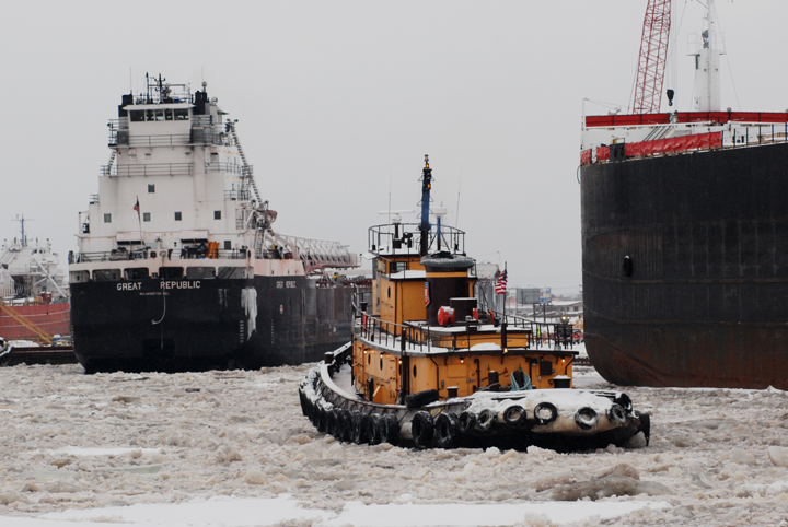 Winter lay-up at Fraser
