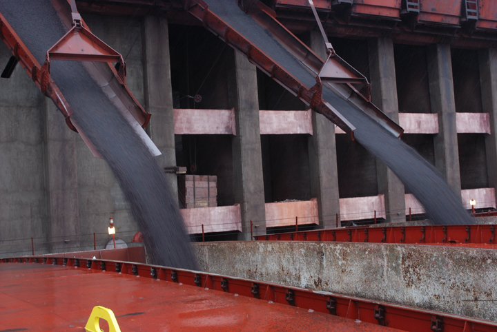 Iron ore chutes