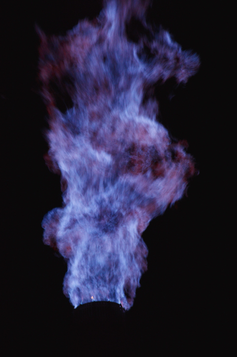 Vent flame