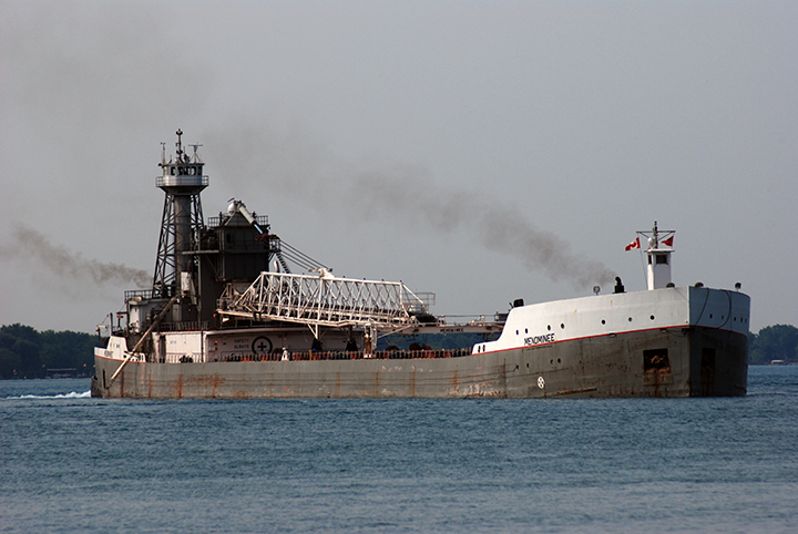 Tug Olive L. Moore and barge Menominee