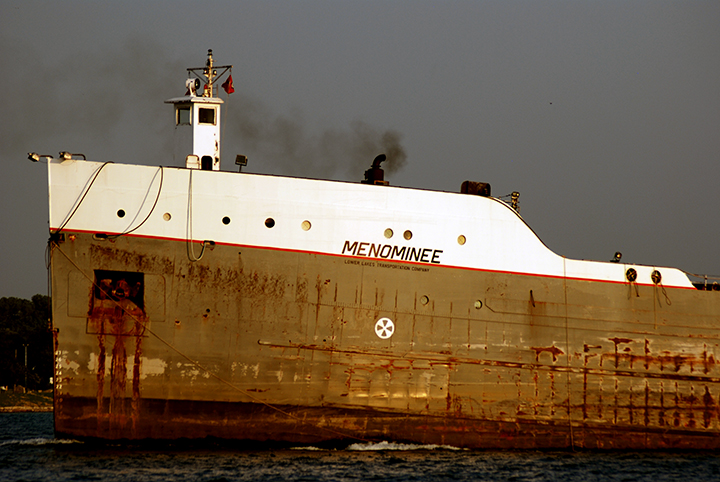 Tug Olive L. Moore and barge Menominee